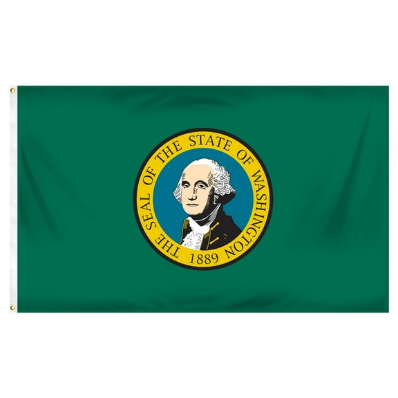 Online Stores Washington Printed Polyester Flag 3ft x 5ft