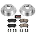 thumbnail image 3 of PowerStop Rear Z23 Evolution Sport Carbon-Fiber Ceramic Brake Pad and Drilled & Slotted Rotor Kit Fits: HYUNDAI KIA Select Models K4653, 3 of 10