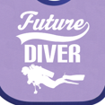 thumbnail image 4 of Inktastic Future Diver Scuba Diving Boys or Girls Baby Bib, 4 of 4