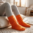 thumbnail image 5 of Stcellnmex Womens Long Slouch Socks Soft Thick Scrunchie Socks 9-11 Size 3 Macaron Colors 3 Pack, 5 of 5