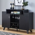 thumbnail image 2 of Furniture of America Flim Multi-Storage Buffet, Black, 2 of 6