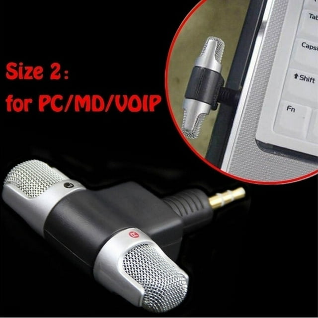 Mini Microphone Stéréo 3,5 mm Micro Portable Cahier pour Téléphone Cellulaire Mobile / PC Neuf
