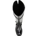 thumbnail image 4 of Franco Sarto Women's Ainsley Knee High Boot Black Croc Leather 10M, 4 of 5