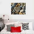 thumbnail image 5 of Orinice   Modern Giclee Artwork Sea Beach Ocean Canvas Prints Contemporary Abstract Seascape Pictures Paintings on Canvas Wall Art for Bedroom Home Decorations 20x16in, 5 of 6