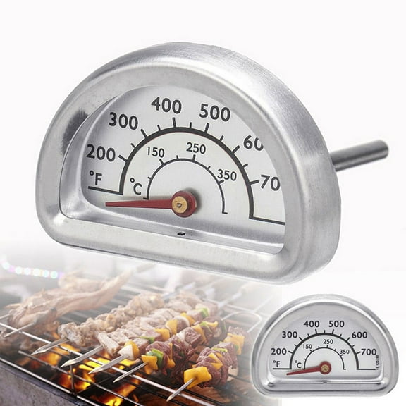 yaaqii High-Quality Stainless Steel Bimetallic Thermometer for BBQ & Oven Use!