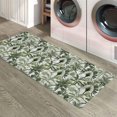 thumbnail image 6 of Kitchen Rugs and Mats,Summer Green Palm Trees Seamless 2 Piece Anti Fatigue Area Runner Rug Set Comfort Standing Floor Mat,Watercolor Tropical Plants Non Slip Absorbent Doormats for Laundry/Bathroom, 6 of 6