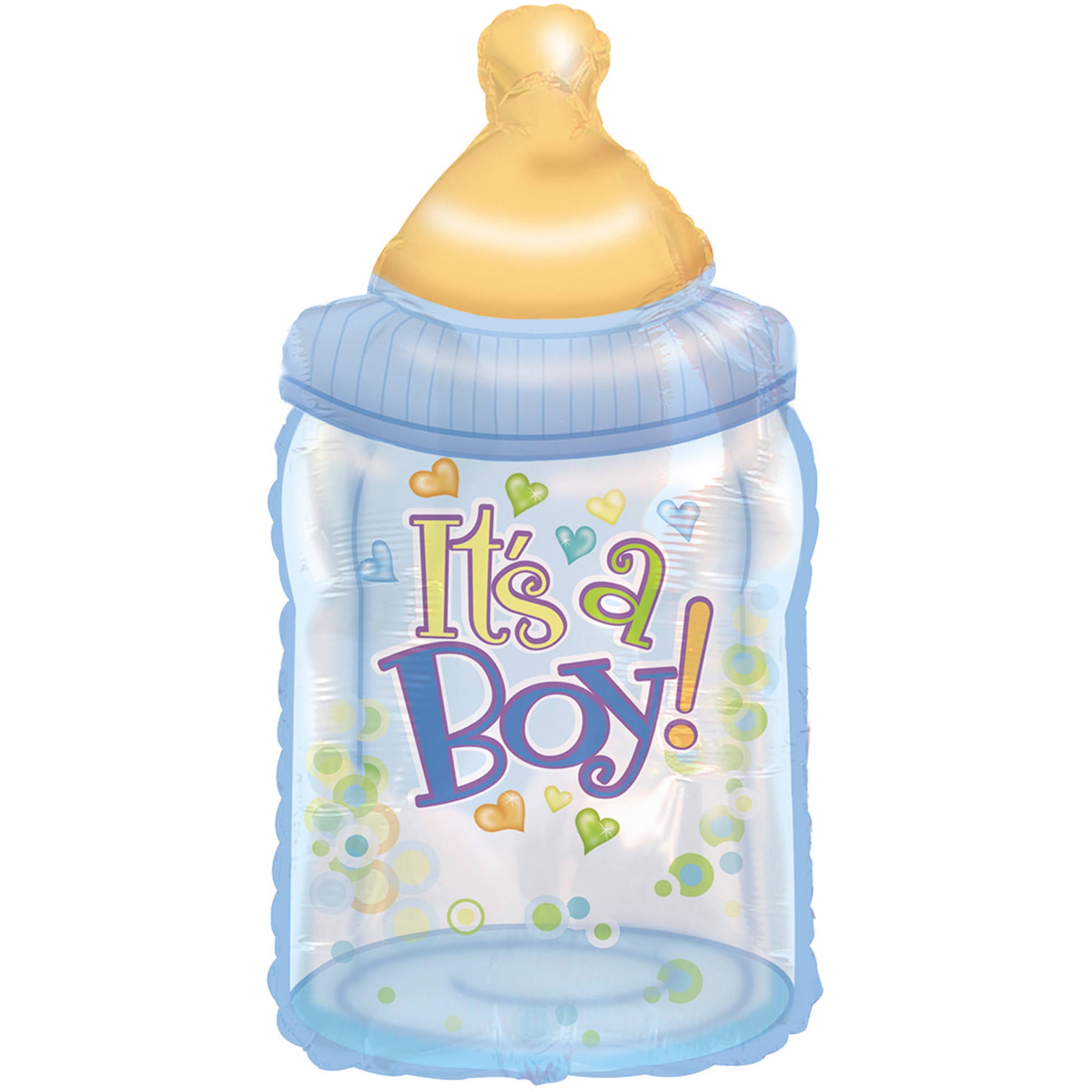 Boy Baby Bottle Mylar Balloon, each
