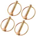 thumbnail image 2 of KAKOWELY farm tractors lynch pin 4pcs Heavy Duty Lynch Pins For Farm Tractors Rv Lynch Pins Reliable Locking Pins For Mowers And Trucks Spring-Loaded Safety Pins With Rings, 2 of 5