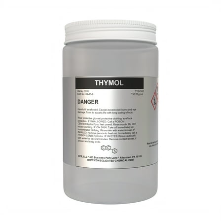 Thymol Crystals | High Purity Aroma Compound - 500 Grams