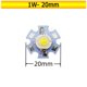 thumbnail image 3 of Panel de placa LED de alta potencia con base de aluminio y radiador, 1/3/5/7/9/12/15/18 W, placa de iluminación de lámpara de bricolaje circular SMD, 3 of 5