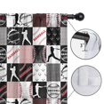 thumbnail image 4 of Blackout Kids Curtains,Baseball Patchwork Pattern Childrens Insulated Curtains Set Of 2,Bedroom Essentials,Toddler Room Decor 42"x54", 4 of 5