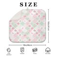 thumbnail image 4 of Pioneer Flower Floral Print Pattern Kitchen Dish Drying Mat 1 Pack, Ultra Absorbent Microfiber Drainer Mat, 16"x18", 4 of 6