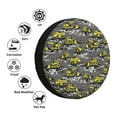 thumbnail image 4 of Naloa Modern Yellow Excavator PVC Leather Spare Tire Wheel Cover for Car Truck SUV Camper Trailer Universal Fit many size17 inch, 4 of 6
