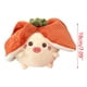 thumbnail image 3 of Juguete de peluche de conejo de Pascua | Lindo conejito de peluche se convierte en muñeco de frutas | Peluche de zanahoria y fresa | Almohada de conejito de Pascua suave y acogedora | 18cm | Regalo, 3 of 9
