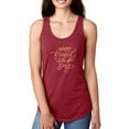 thumbnail image 1 of Friendship Day Orange Letters Racerback Tank Women -Image by Shutterstock, Female XX-Large, 1 of 4