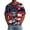Navy #1, variant on LNZGNM Men's 250 Anniversary USA Shirt Flag Color Print V-Neck T-Shirt Short Sleeve Patriotic Shirts Fashion Memorial Day Tee Shirts,Navy 2XL