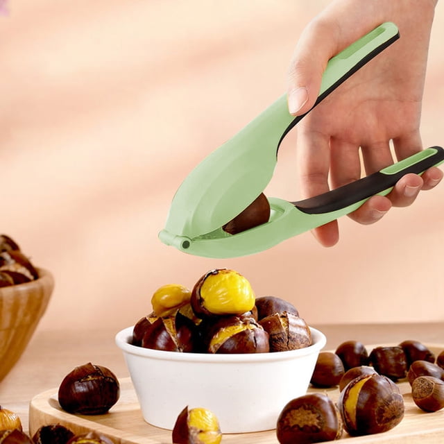 Fwttom Home Decor Easy-Grip Chestnut Opener - Multi-Function Tool for Smoothly Splitting and Peeling Chestnuts