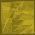 thumbnail image 1 of Ahgly Company Machine Washable Indoor Square Transitional Dark Yellow Green Area Rugs, 4' Square, 1 of 7