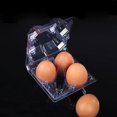 thumbnail image 3 of EeaseMX Bandeja portátil para huevos de 4 rejillas, 50 unidades, transparente, de plástico, para llevar huevos, 3 of 7
