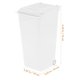thumbnail image 4 of BRIGHTFUFU Desk Office Waste Can Mini Basket de basura Decorativa Bin Bin Mesa decorativa Pequeño Organizador, 4 of 7