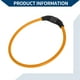 thumbnail image 5 of Candado de bicicleta Unique Bargains, cable de seguridad, combinación de 4 dígitos reiniciable, cadena de acero de 64 cm, naranja, 1 pieza, 5 of 6