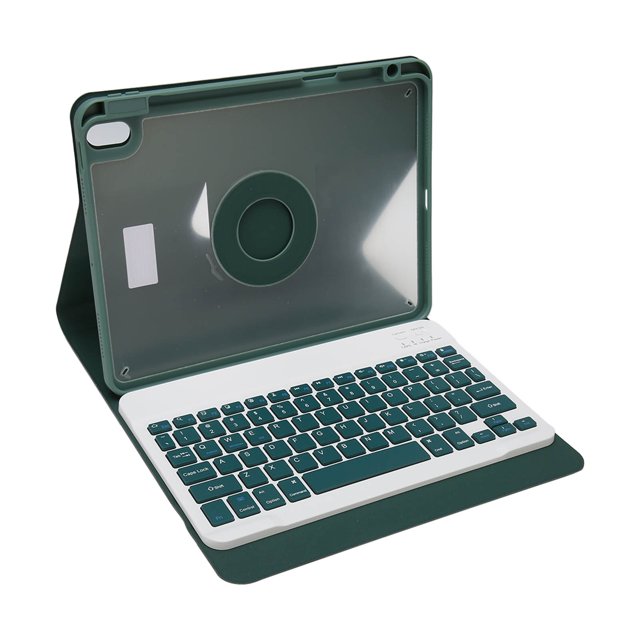 Funda para teclado Bluetooth, funda para teclado de tableta, funda para teclado giratoria desmontable, funda para teclado inteligente diseñada a medida para la perfección