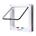 thumbnail image 2 of Puerta Con Solapa para Gatos Y Gatitos Pequeña Plástico ABS Cerradura Seguridad 4 Vías, 2 of 9