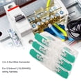 thumbnail image 4 of Quick Wiring Connectors, 3 In 3 Out Wire Connector Dual End Screw Hole 10PCS 41A 450V  For 10-20AWG Electrical Wires, 4 of 8