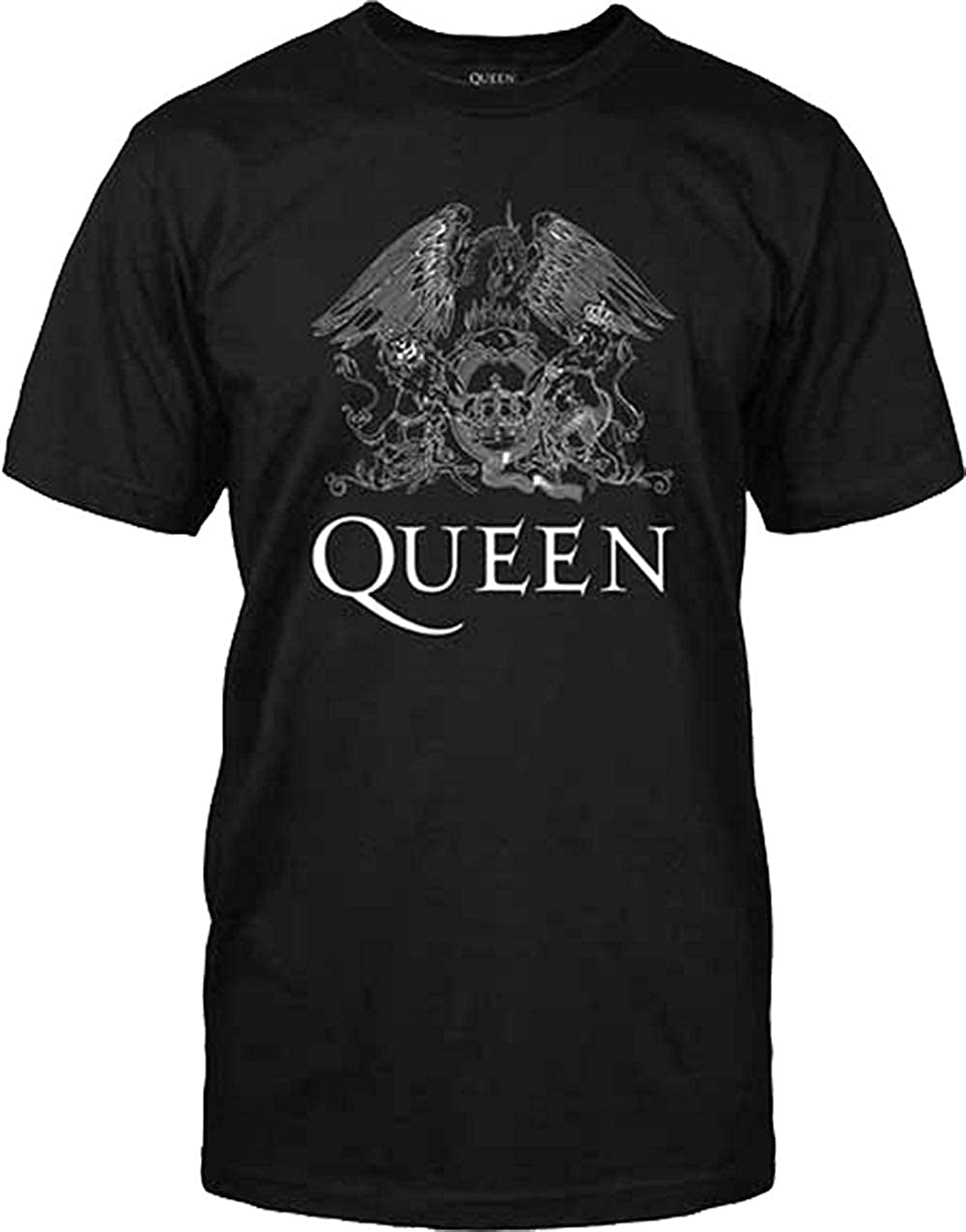 Provisional Easygoing Sunburn Queen - Classic Logo - White On Black - Adult T-Shirt - Walmart.com