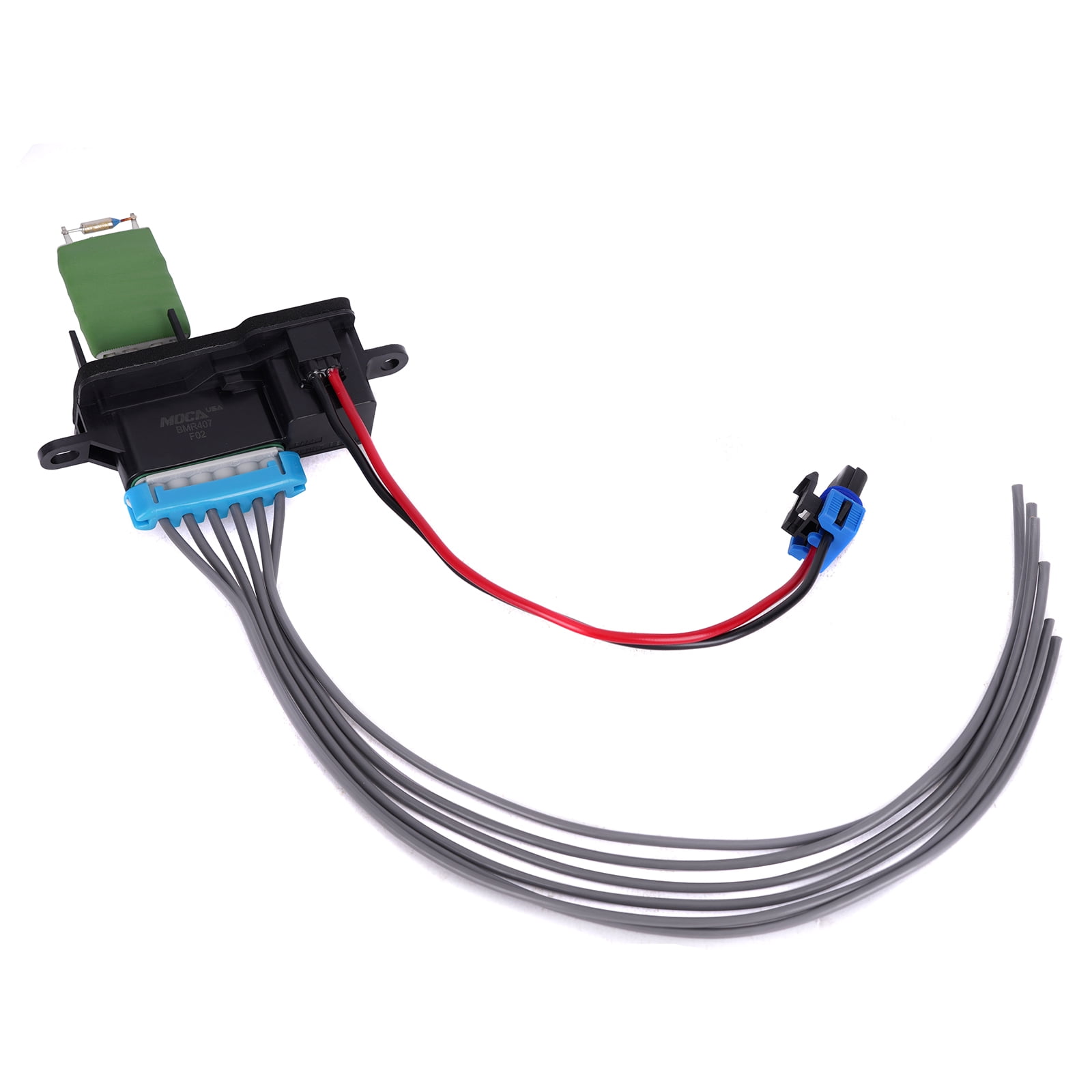 MOCA AUTOPARTS 973-407 HVAC Blower Motor Resistor Kit with Harness Fit for 1996-2019 Chevrolet Express 2500 3500 & 1996-2014 GMC Savana 1500 & 2005-2008 Isuzu HTR HVR