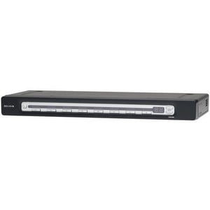 8PORT USB PS2 VGA OMNIVIEW PRO3 KVM SWITCH W/4X 6FT USB VGA CABLE
