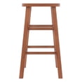 thumbnail image 3 of Carrick Counter Stool with Square Seat in Teak Finish, 3 of 3