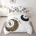 thumbnail image 2 of Castle Fairy Billiards Print Twin Bedding Sets,Snooker Sport Bedding Comforter Set, 2 of 8