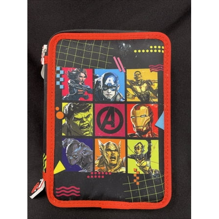 Avengers Heroes 3 Zipper Compartment Pencil Case