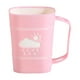 thumbnail image 2 of Vaso mono para enjuague bucal de baño, soporte para cepillos de dientes de plástico ligero con mango de patrón de lluvia, organizador fácil de limpiar para uso familiar, disponible en varios, 2 of 6