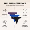thumbnail image 2 of Balanced Tech Women's Seamless Thong 3 Pack, 2 of 3
