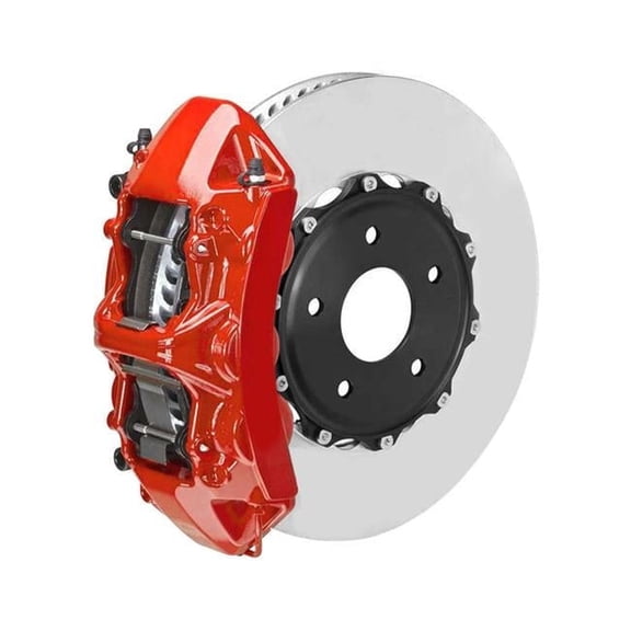 OMAC High Temperature Brake Caliper Paint System Kit, Heat Resistant Coating, Epoxy Paint Based System, Texas Red (Glossy)