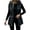 01_Black, variant on KICILVS Puffer Vest Women Hooded Zip Up Sleeveless Winter Jacket with Pockets Quilted Mid Length Gilet for Daily Wear