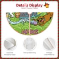 thumbnail image 6 of Lsque Scooby-Doo Print Christmas Tree Skirt with Ties and Velcro,Xmas Holiday Decorations, Adjustable Tree Skirt-48", 6 of 6