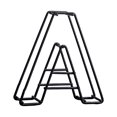 thumbnail image 1 of CNKOO Clear Texture Alphabet Figurine Minimalist Design Wrought Iron Three-dimensional  Alphabet Adornment Home Decor, 1 of 10
