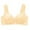 Beige, variant on Penkiiy Women Bras Woman's Fashion Plus Size Wire Free Comfortable Push Up Hollow Out Bra Underwear Beige Bras
