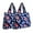 Set 2 M, Colorful Daisies, variant on Wrapables Foldable Tote Nylon Reusable Grocery Bag (Set of 2), Sloths