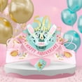 thumbnail image 2 of 50 years Happy 50th Anniversary Love Kates Pop-Up Card with Champagne & Hearts POP216, 2 of 3