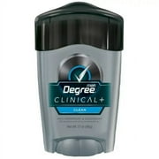Degree Men Clinical + Anti-Perspirant & Deodorant, Clean 1.70 oz (Pack of 6)