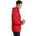 thumbnail image 3 of Port & Company Fan Favorite Fleece Pullover Hooded Sweatshirt-4XL (Bright Red), 3 of 6