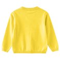 thumbnail image 3 of Grblisyd Girls Button Down Cardigan Kids Long Sleeve Crewneck Uniform Knit Sweater, 3 of 4