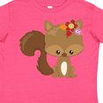 thumbnail image 4 of Inktastic Spring Animals, Cute Squirrel, Colorful Flowers Boys or Girls Toddler T-Shirt, 4 of 5