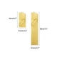 thumbnail image 2 of GUANTES LARGOS DE SATÉN BRILLANTE PARA MUJERES, ESTILO OPERA, PLISADOS, DE DEDOS COMPLETOS, TAMAÑO ÚNICO, DORADO, 2 of 6