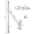 thumbnail image 3 of Bgsha Lock Sash Restrictor Windproof Brace Stopper Sliding Cabinet Door Security, 3 of 9