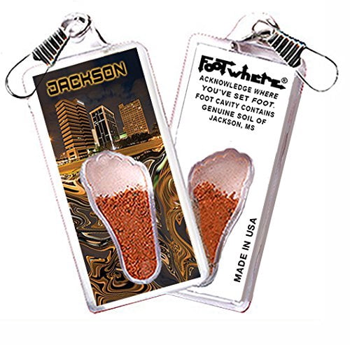 Jackson FootWhere Souvenir Lanyards. (JK300 - Assorted) 6 Piece Set.
